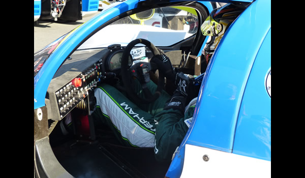 Aston Martin AMR 1 Group C racing car 1989  cockpit